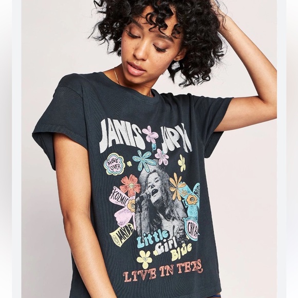 RARE Daydreamer | Janis Joplin Little Girl Blue Tour Tee | Medium - Picture 2 of 16